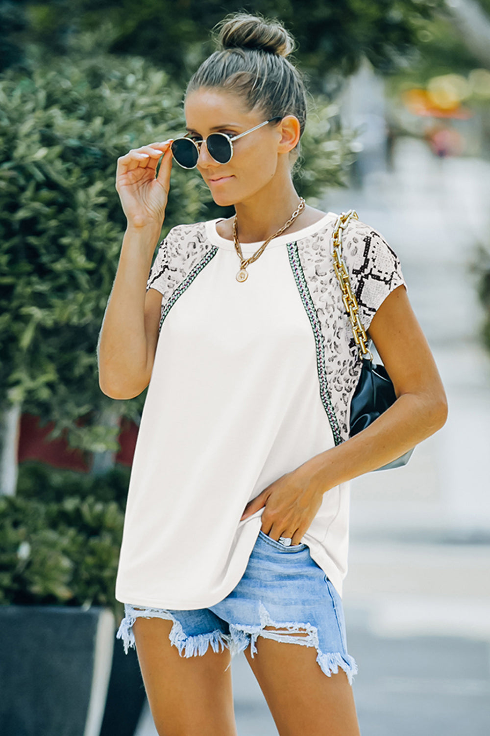 Snakeskin Baseball Tee